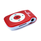 MP3 Player Powertech Rechargeable MicroSD Red