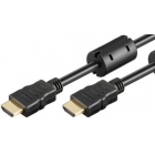 Cable HDMI (Μ) 19pin 1.4V 2xFerrites 30awg 3m Black