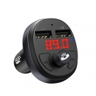 FM Transmitter Car Hoco E41 MP3/FM/BT Player + Charger Black