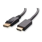 Cable DisplayPort 1.2V (M) To HDMI 1.4V (M) 1m Black
