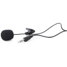 Microphone Gembird CLIP-ON 3,5mm 2m Black