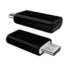  Adapter OTG Micro USB 2.0 (M) σε USB Type-C (F) Black