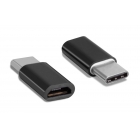 Adapter USB Type-C To Micro USB Black