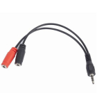 Cable 3,5mm Audio+Microphone Adapter 0.2m