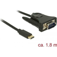 Adaptor USB Type-C To 1x Serial DB9 RS-232