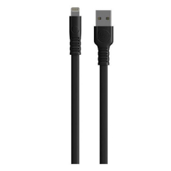 Cable Charger-Data Quick Lightning 3.0A WDC-066 1m Black