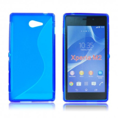 Θήκη Sony Xperia M2 Silicone S-Line Blue