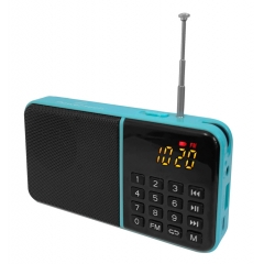 Ραδιόφωνο & Φορητό Ηχείο PT-997 LCD 1200mah Blue