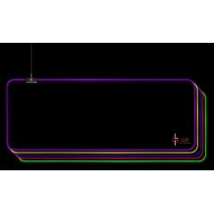 Gaming Mousepad LGP LED Light FX XL 300x800 mm Black