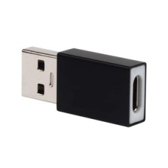 Adapter USB 2.0V M To Type-C F Black