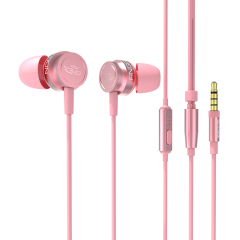 Handsfree Sades Wings 10 3.5mm 1.2m With Mic Pink
