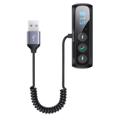 FM Transmitter Car Usams US-SJ503 USB/SD Card BT Black